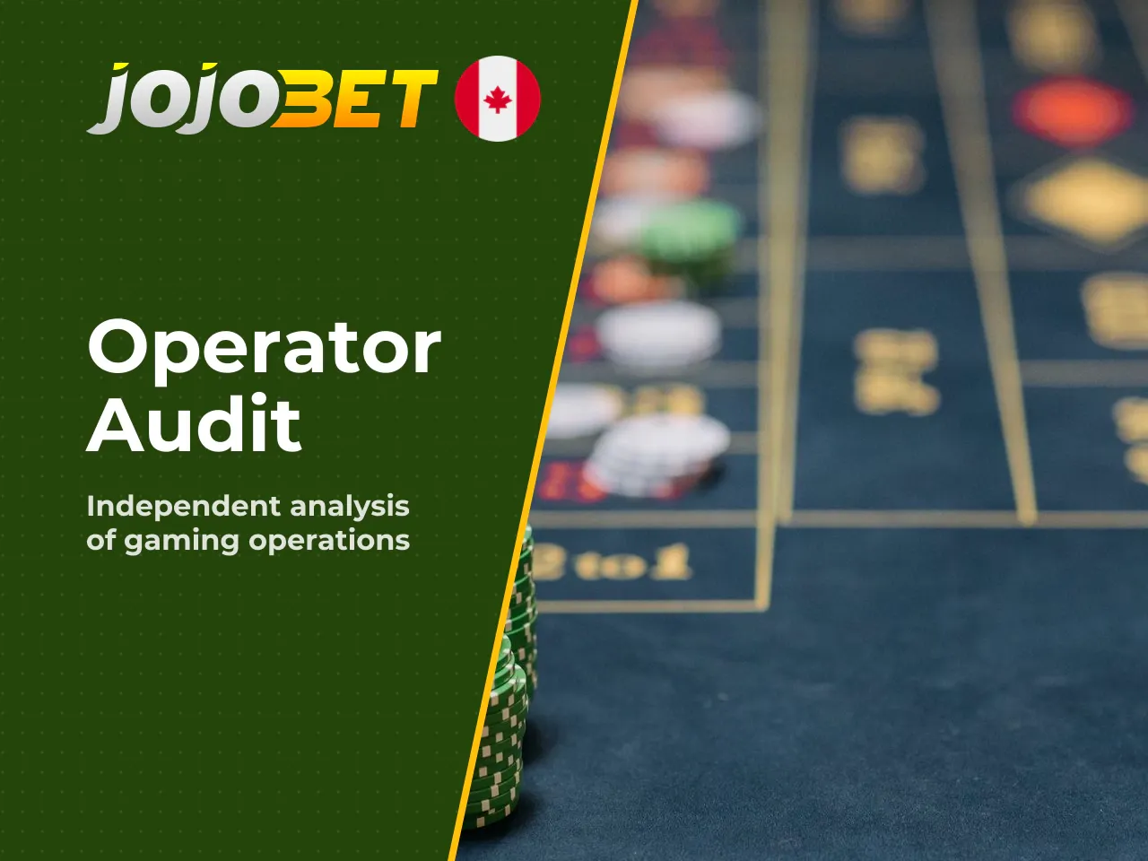 Assessing an online gaming operator means