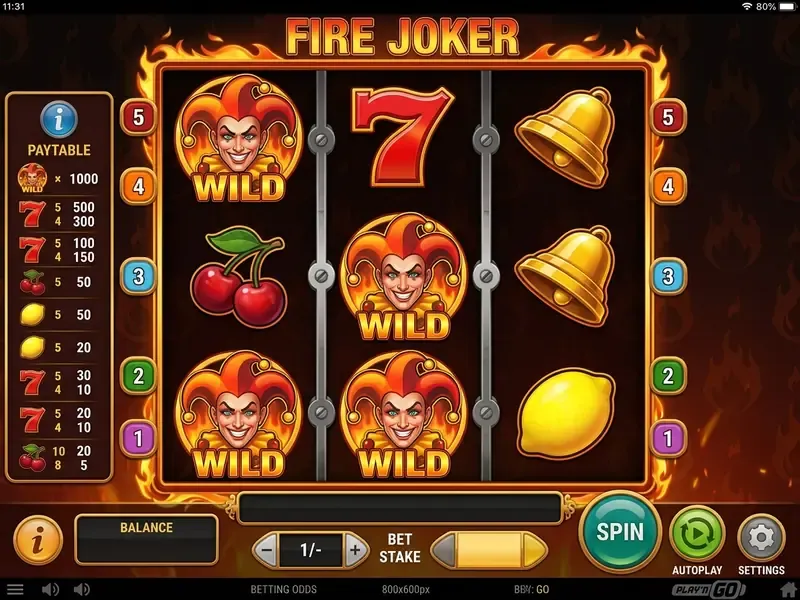 fire joker slot как играть / fire joker slot how to play annotated controls