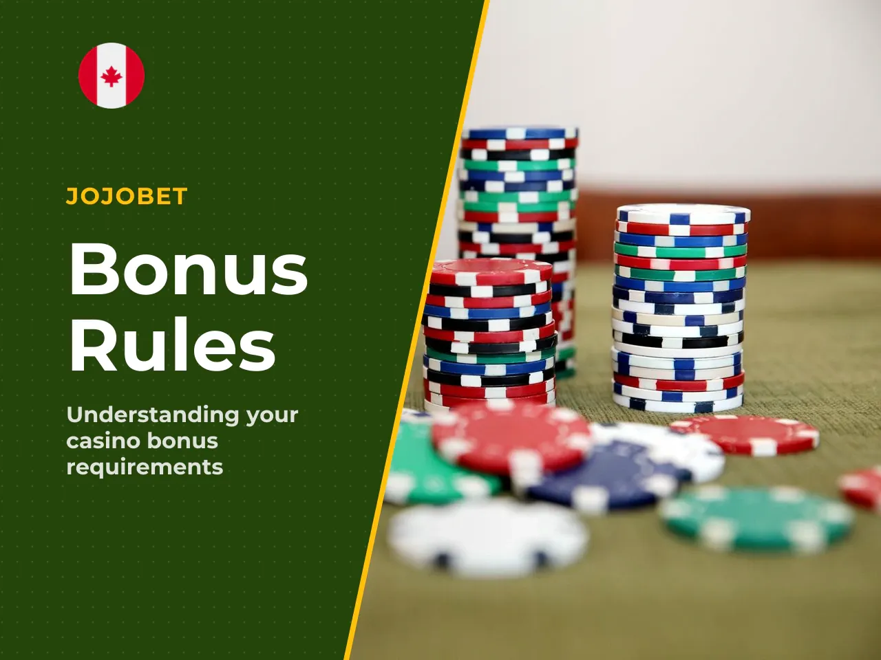 What conditions apply to Jojobet casino