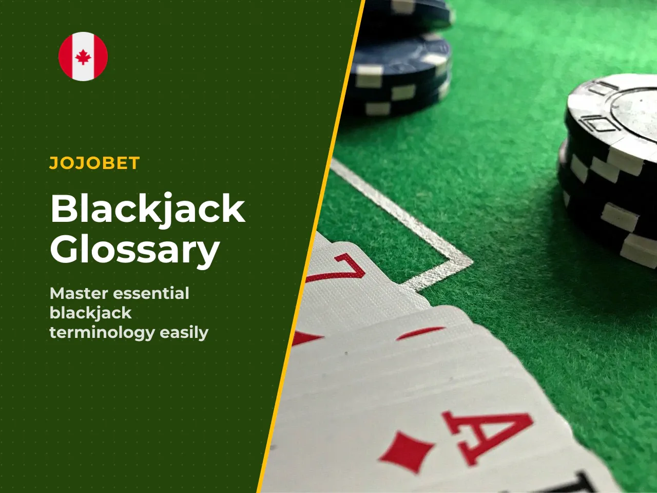 Quick glossary for blackjack tables