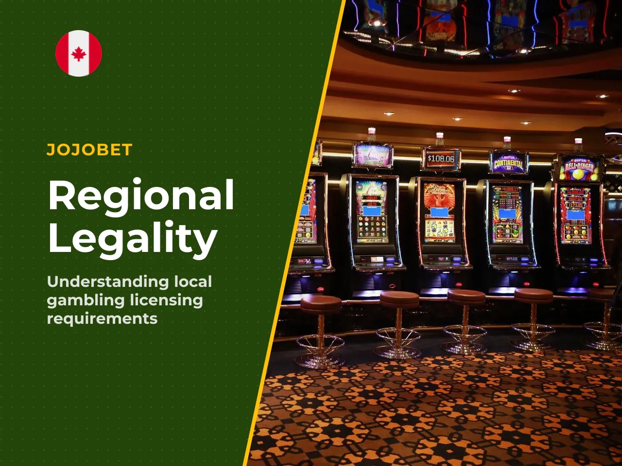 Legality by region Canada, Ontario and