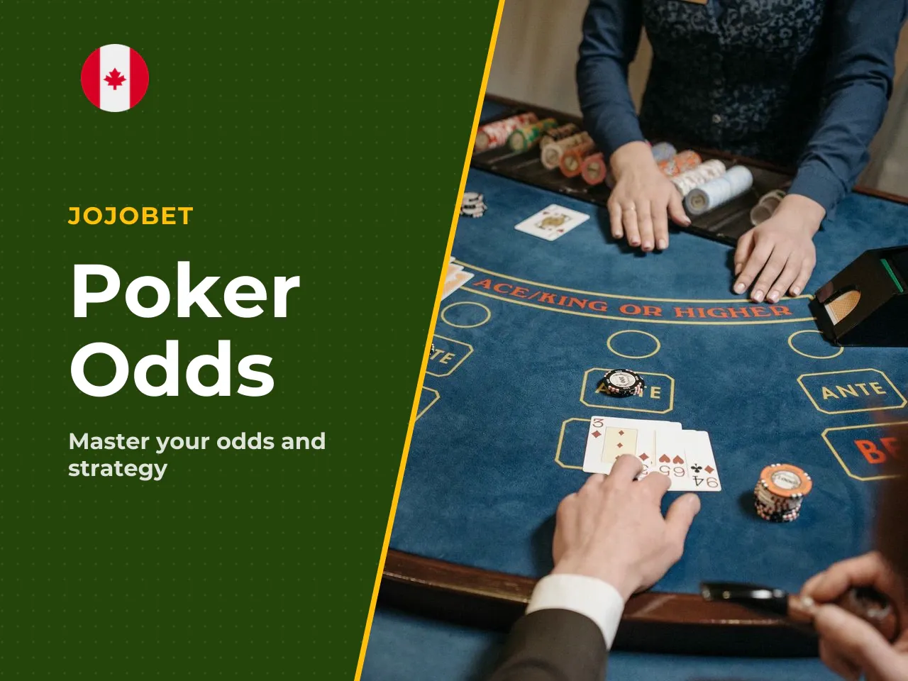 Worked pot odds example CAD
