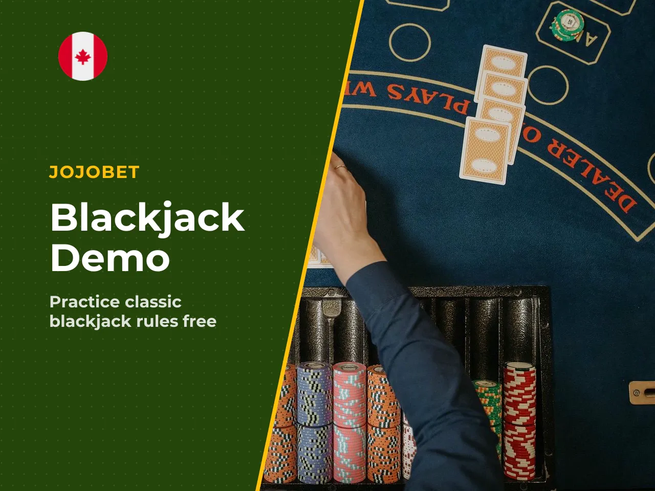 Blackjack demo and free play. Blackjack