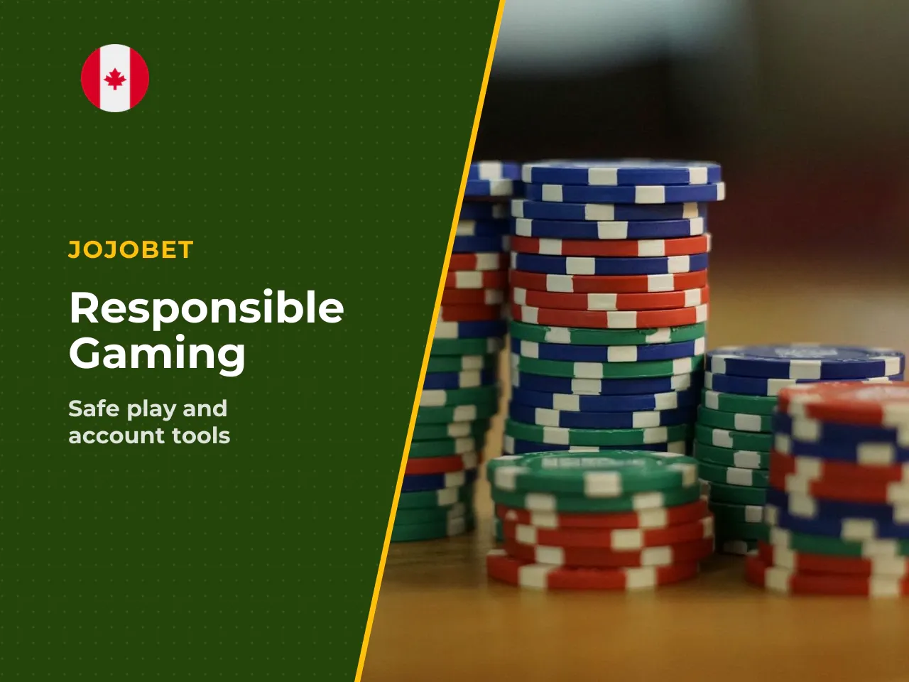 JojoBet publishes deposit limits and self-exclusion